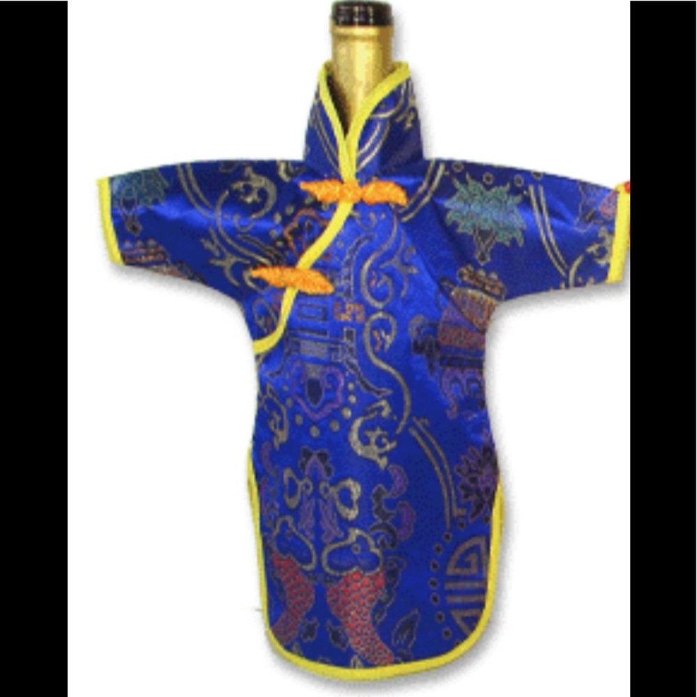 Asian Colorful Dress Bottle Cover